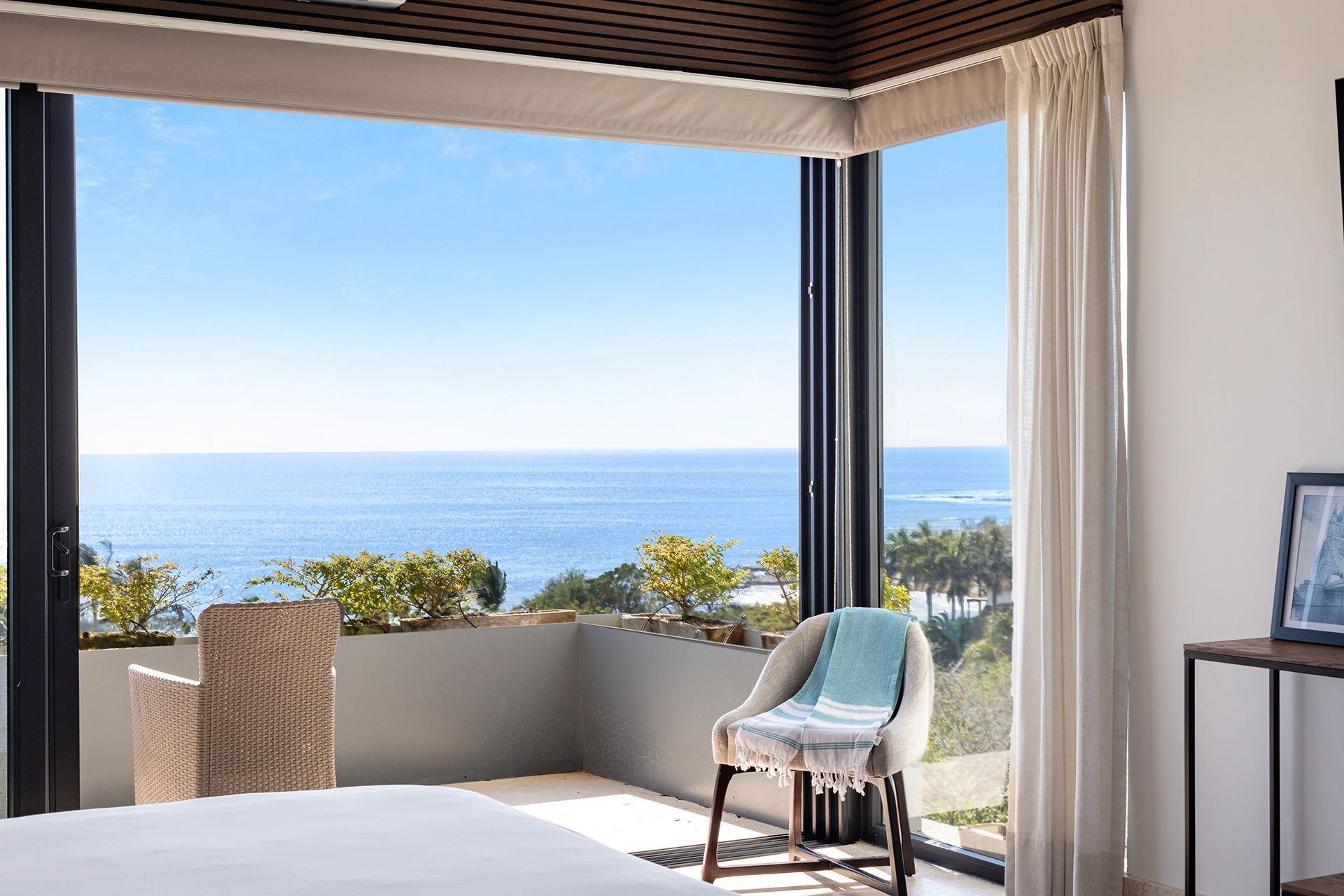Vista para o mar de uma casa de luxo em Puerto Vallarta, México