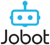 Jobot AI branding logo in blue and white.