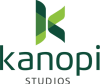 Kanopi Studios logo in green and white.